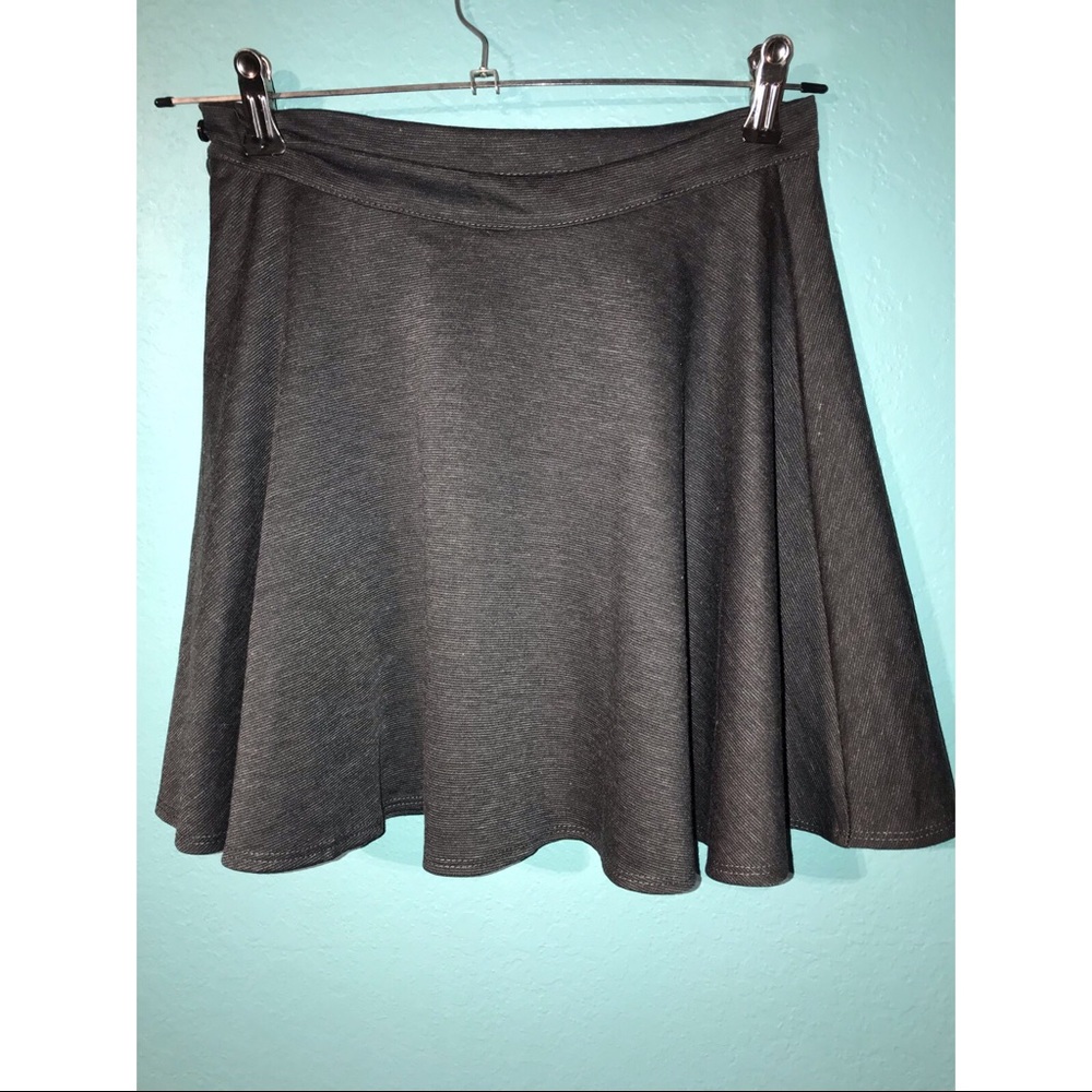 Charcoal Skater Skirt